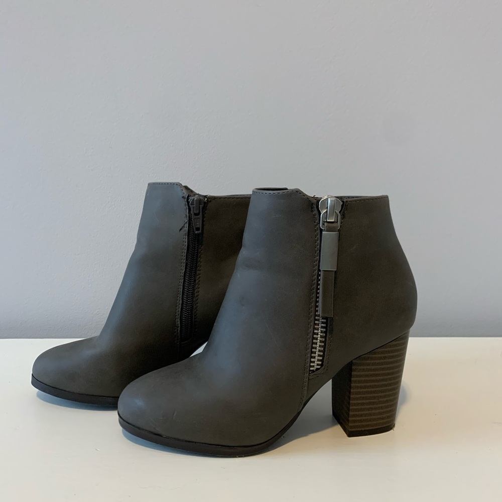 Gray Booties